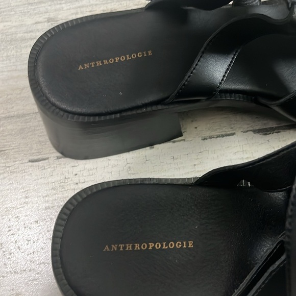 Anthropologie Black Heeled sandals Size 41 - Picture 5 of 8